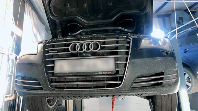 Удаление катализатора AUDI A8 3.0 TFSI
